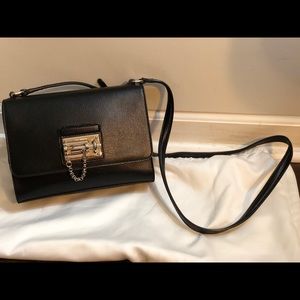 Dolce & Gabbana Black Leather Crossbody